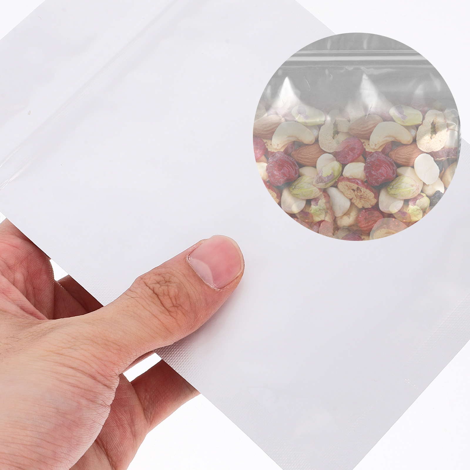 Food Storage Usa - 50 Stück Luftdichte Wiederverschließbare Beutel Lebensmittelaufbewahrungsbeutel