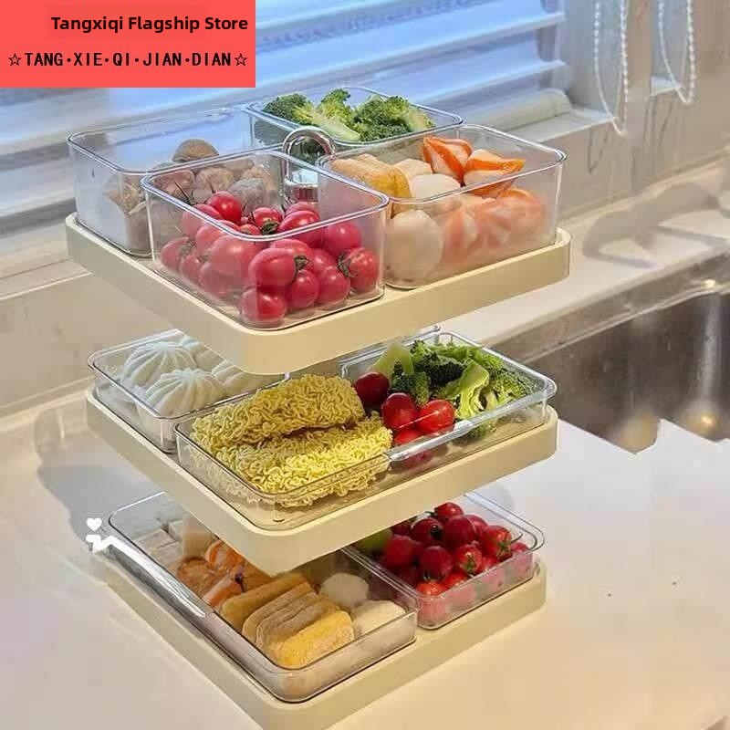 Food Storage And Preparation - Multifunktionales Drehbares Gittergestell für Hot Pot,
