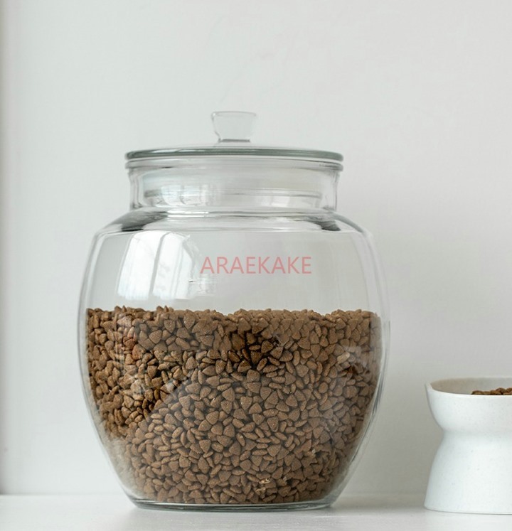 Food Storage Uk - Aufbewahrungseimer für Katzenfutter, versiegeltes, feuchtigkeitsbeständiges UK-Glas,