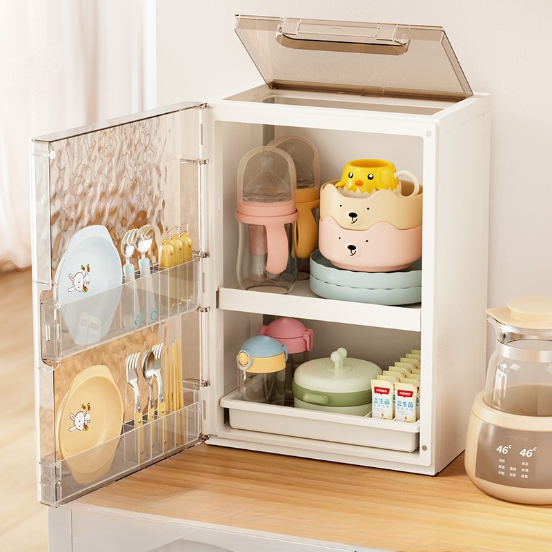 Food Storage Rack For Kitchen - Faltbares Küchengeschirrständer, Baby-Futternapf und Tassen-Organizer, großes