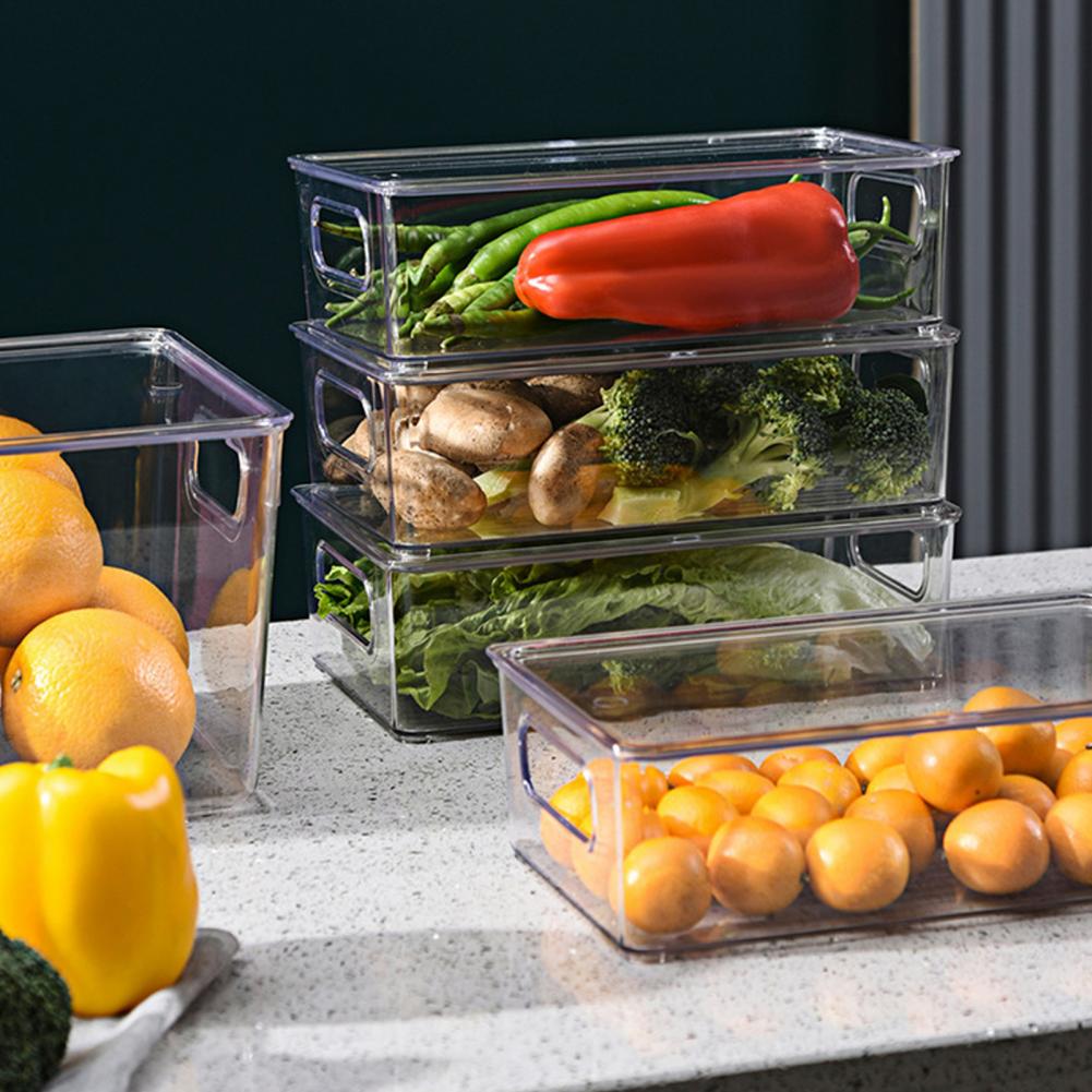 Stackable Pantry Bin - Kleiner Organizer-Aufbewahrungsbehälter mit Griff, stapelbar, für