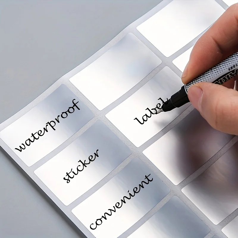 Food Storage Label - Abnehmbare wasserfeste Etikettenaufkleber, Tiefkühlkostendesign, Büro- und