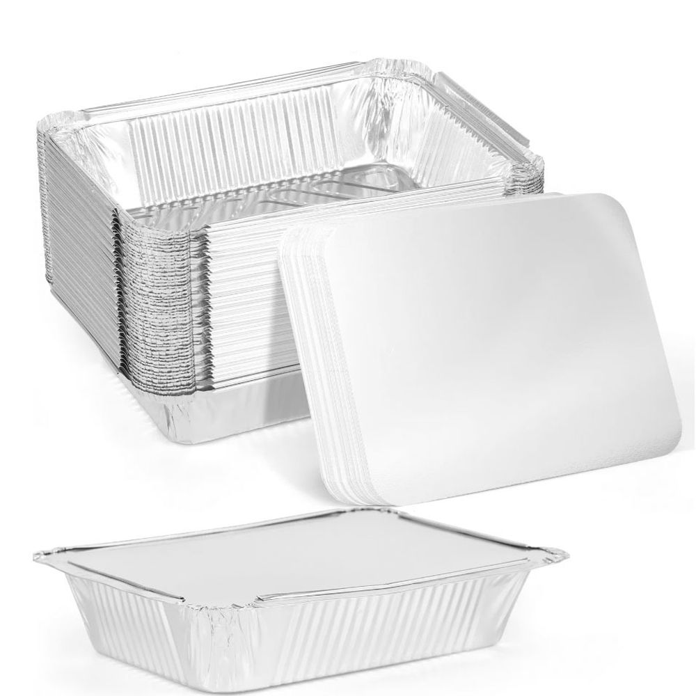 Food Storage Table - 10PCS Neue Mit Deckel Aluminium Folie