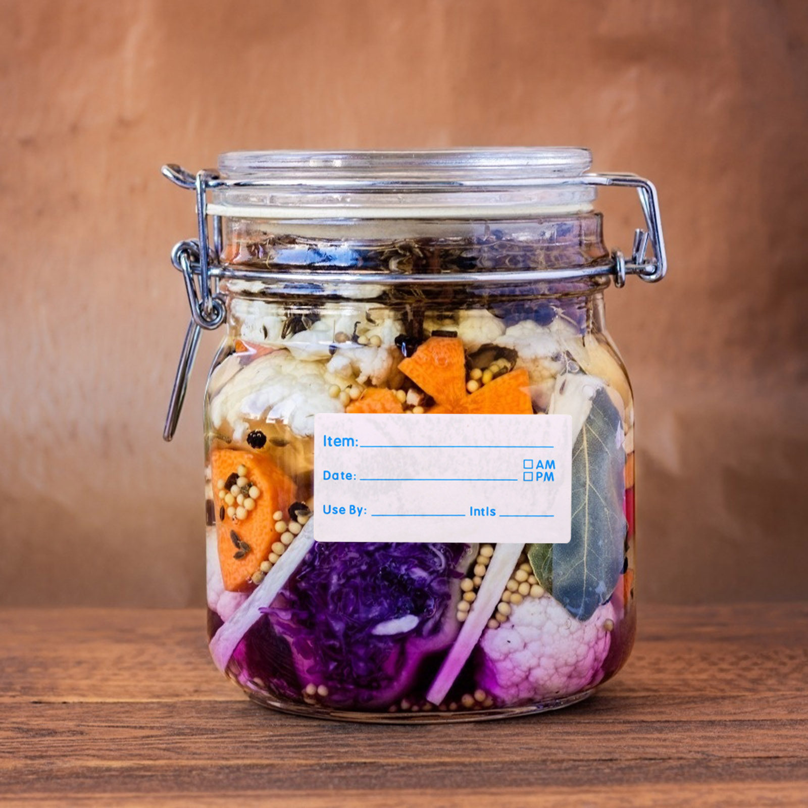 Food Storage Label - 500 Stück beschreibbare Lebensmittel-Datumsaufkleber, Etiketten für