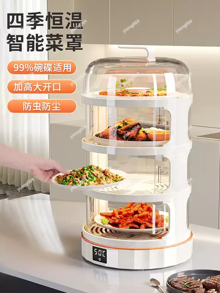 Food Storage Table - Tischabdeckung zur Speisenwärmung Mehrschichtige Wärmespeichernde Tellerschutzabdeckung