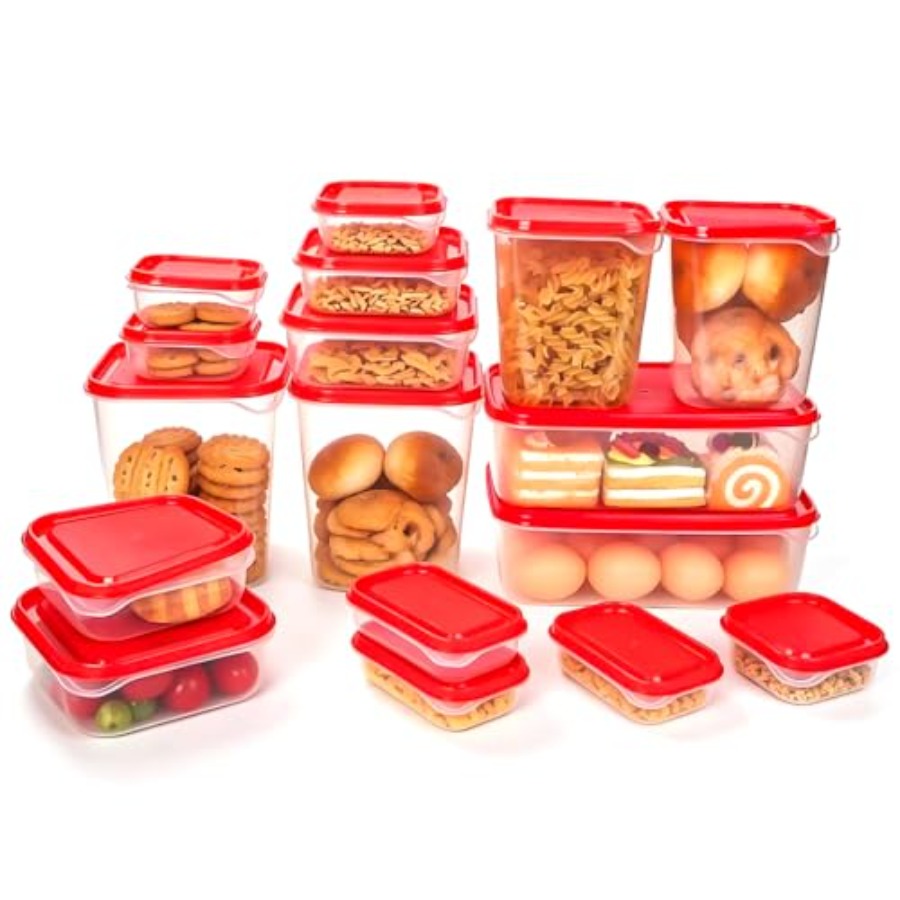 17-teiliges Kunststoff-Lebensm – Food Storage Containers Set Bewertung und Preis