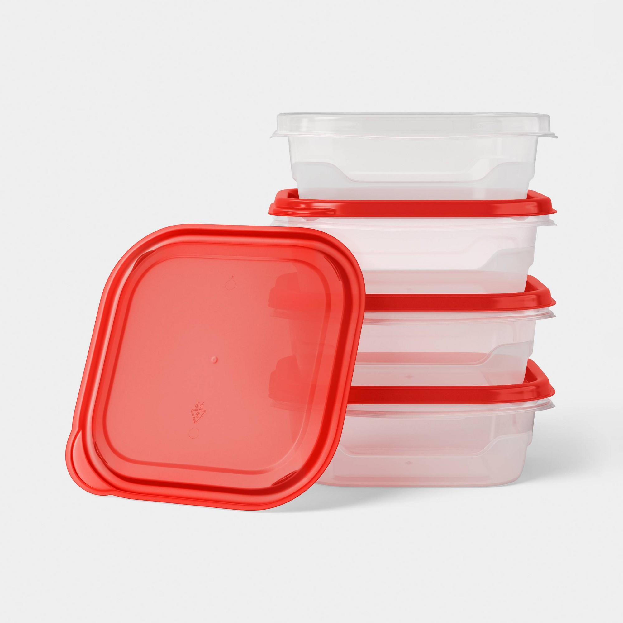 4er-Set kleine quadratische Le – Food Storage Square Containers Bewertung und Preis
