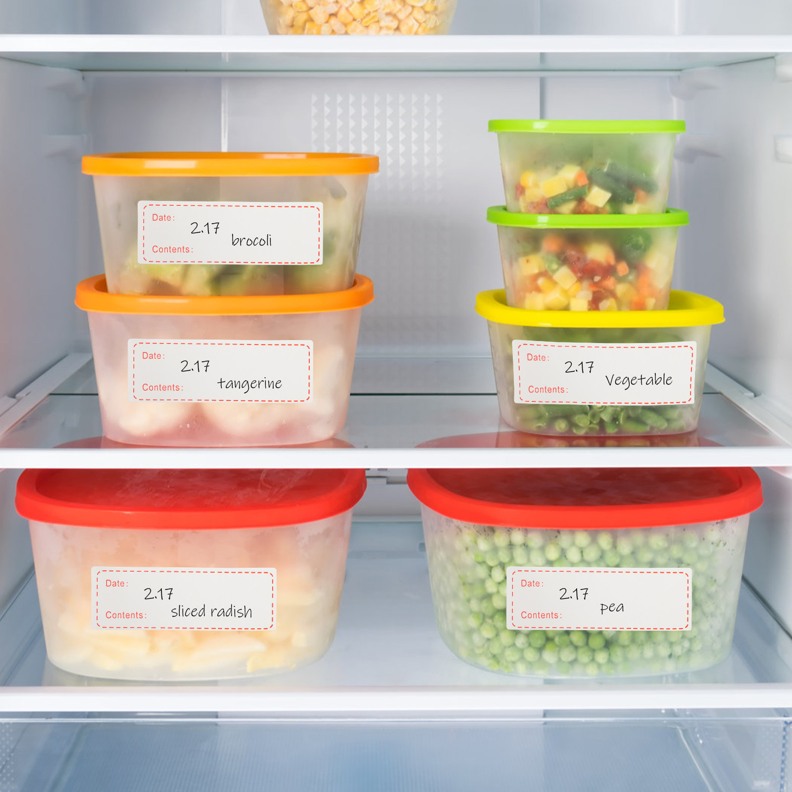 3 Rollen Etiketten für die Leb – Food Storage Label Bewertung und Preis
