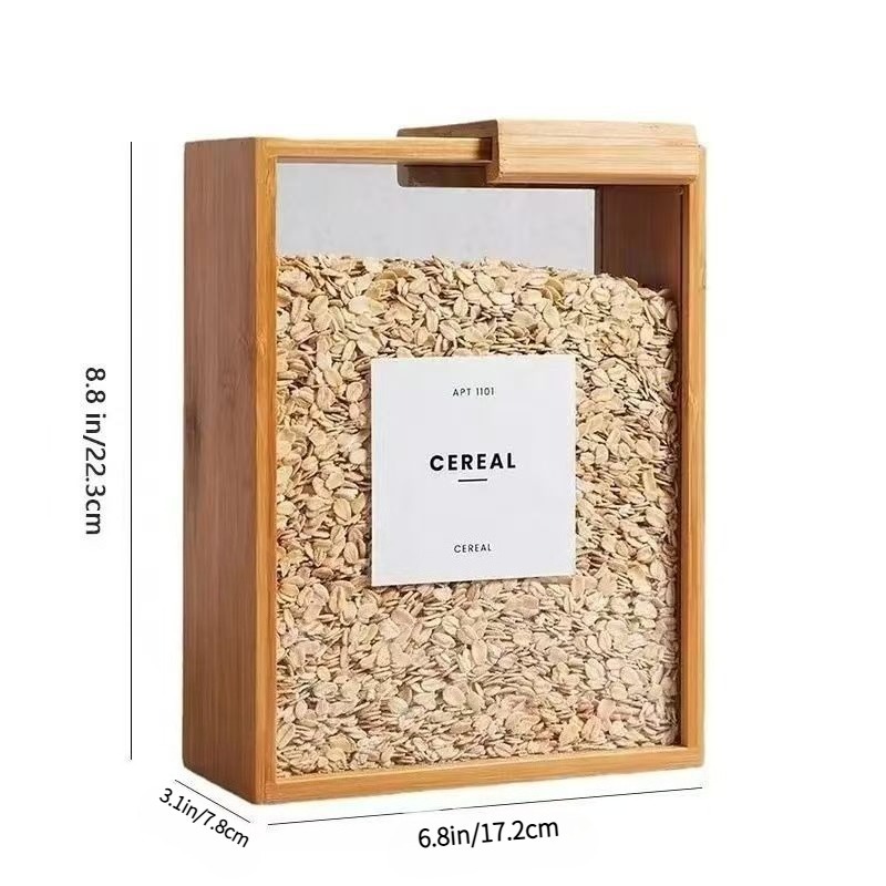 3 Stück Bambus-Aufbewahrungsbe – Stackable Pantry Bin Bewertung und Preis