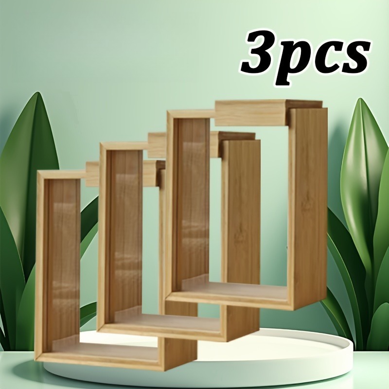 3 Stück Bambus-Aufbewahrungsbe – Stackable Pantry Bin Bewertung und Preis