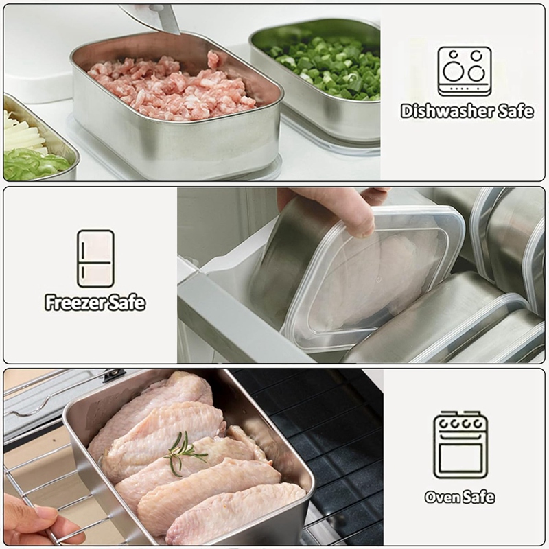 Edelstahlbehälter für Lebensmi – Food Storage Usa Bewertung und Preis
