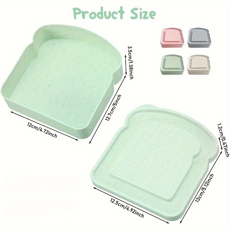 1 Stück Bento-Boxen, Sandwich- – Food Storage Box Plastic Bewertung und Preis