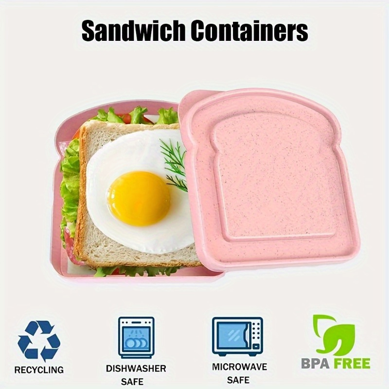 1 Stück Bento-Boxen, Sandwich- – Food Storage Box Plastic Bewertung und Preis