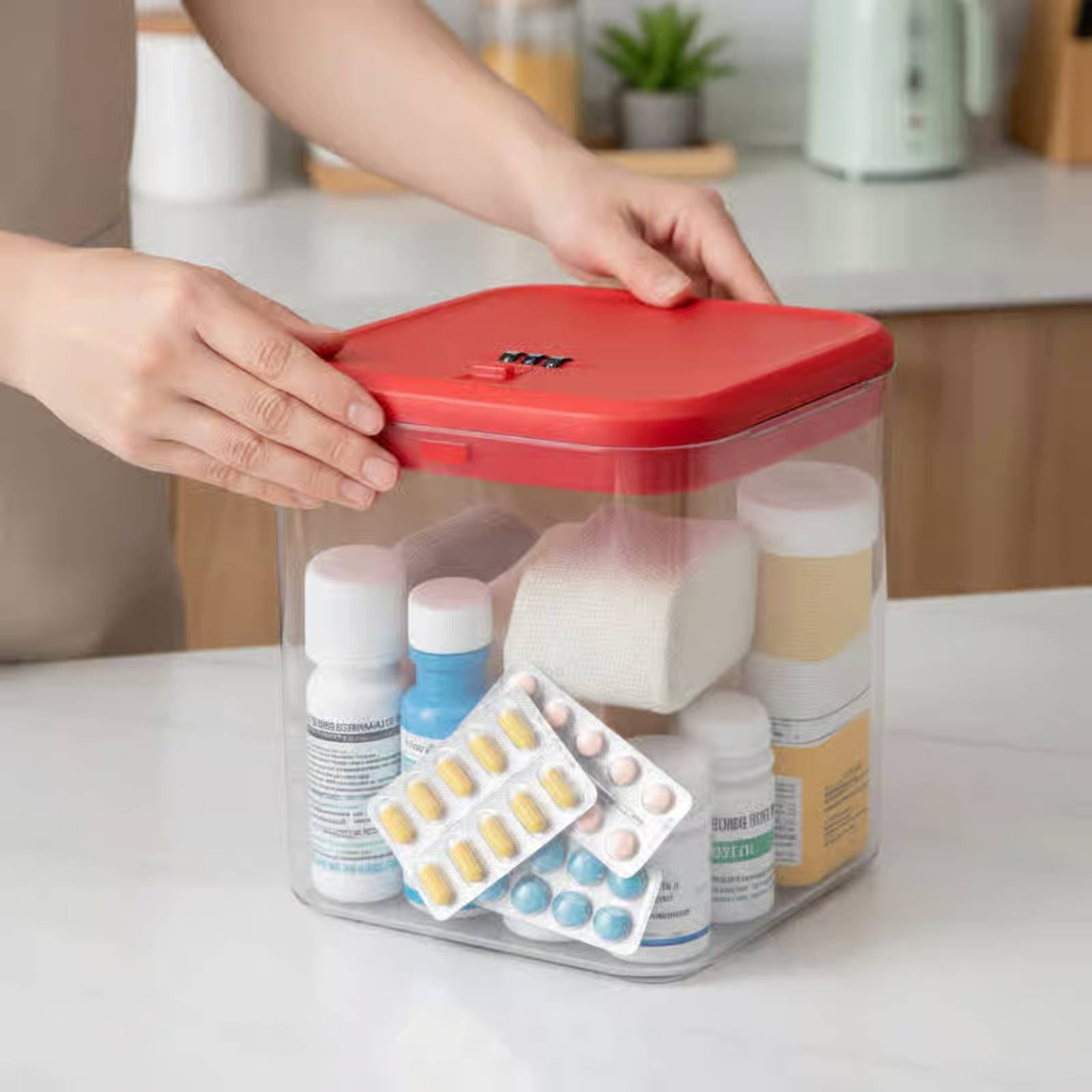 Transparente, abschließbare Bo – Food Storage Usa Bewertung und Preis
