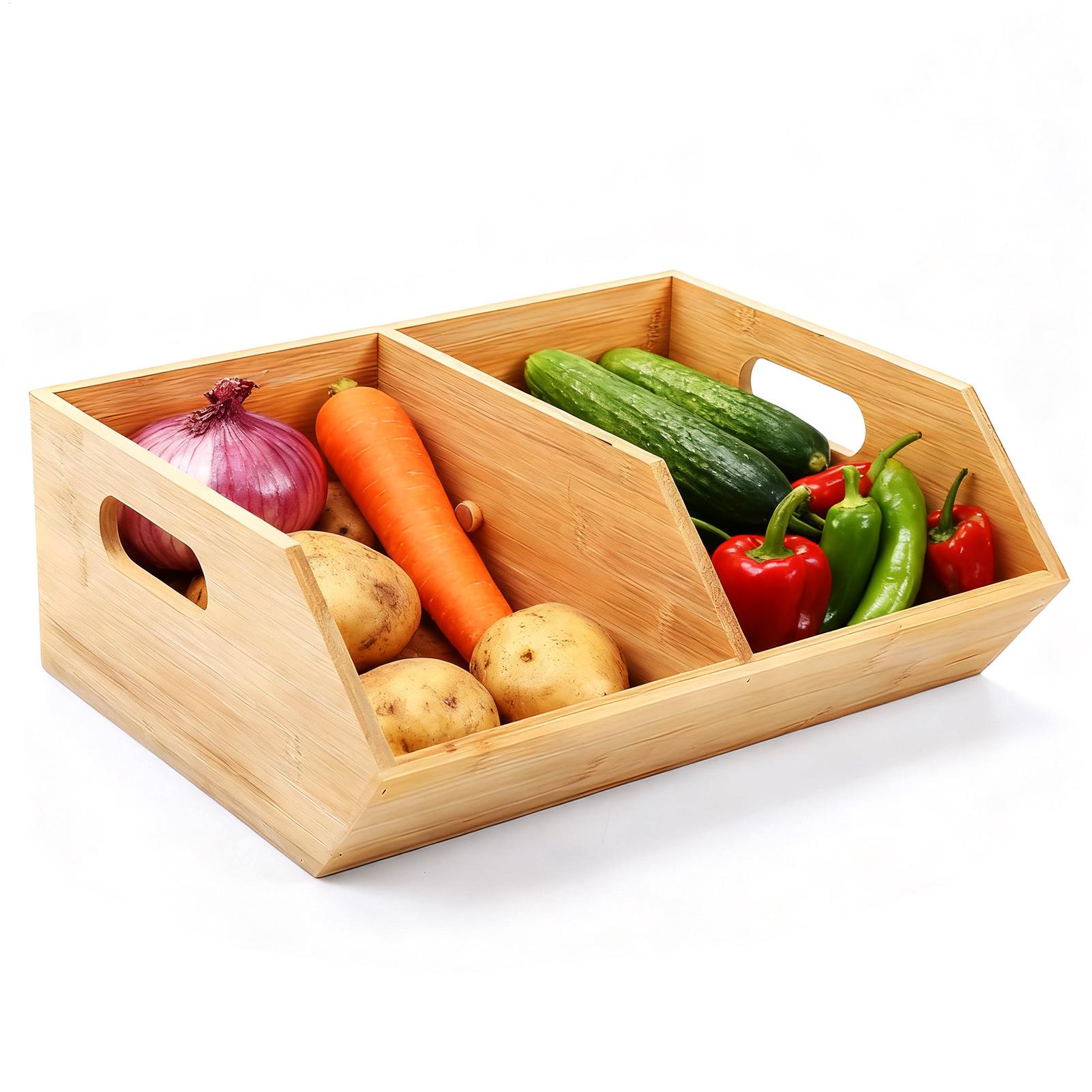 Vorratsbehälter aus Holz, Stap – Stackable Pantry Bin Bewertung und Preis