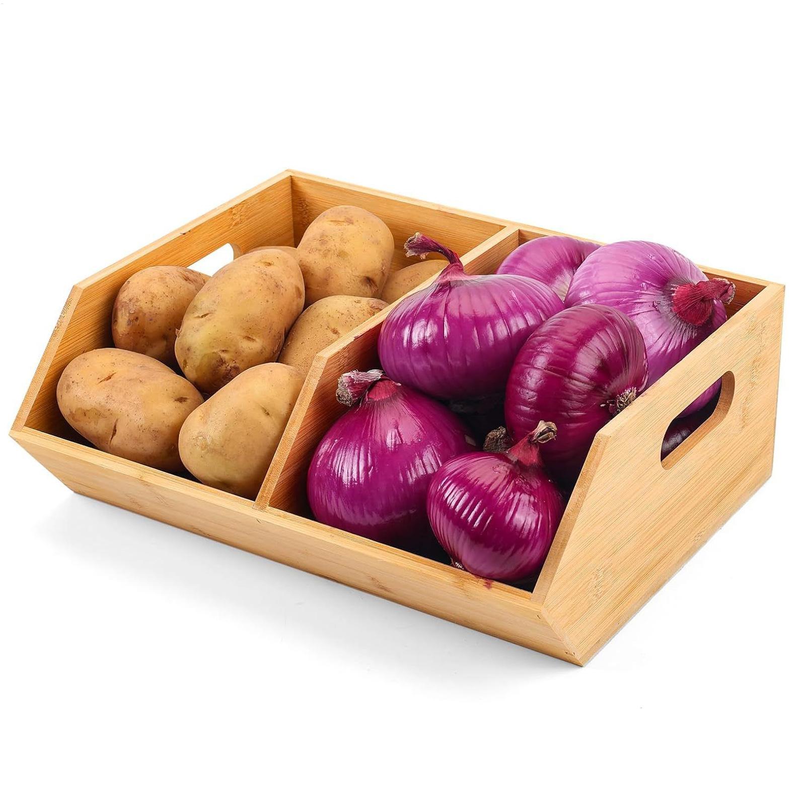 Vorratsbehälter aus Holz, Stap – Stackable Pantry Bin Bewertung und Preis