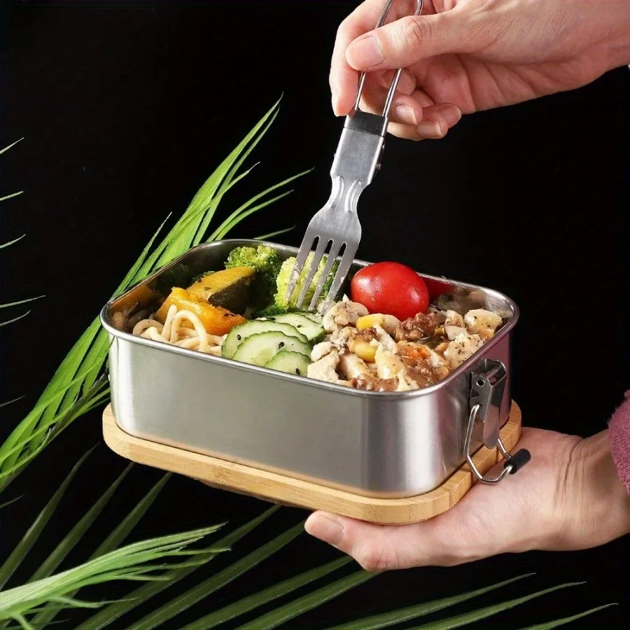 Neue Lunchbox mit Bambusdeckel – Food Storage Square Containers Bewertung und Preis