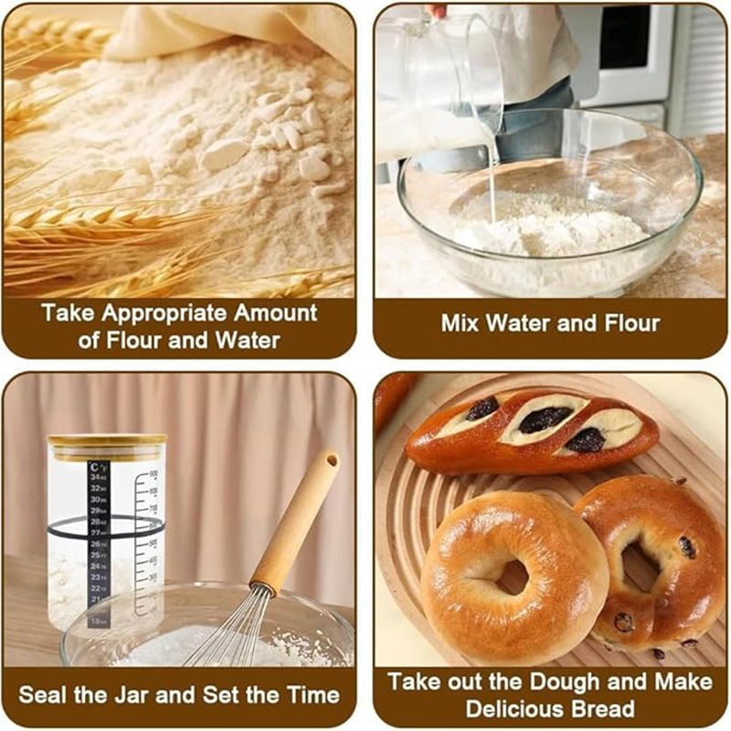 Sauerteig Starter Jar Kit Saue – Food Storage Glass Containers Bewertung und Preis
