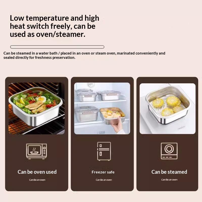Tragbarer Edelstahl-Lebensmitt – Food Storage Camping Bewertung und Preis