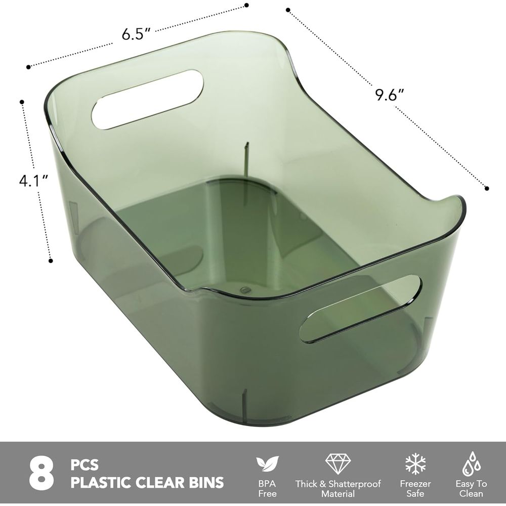 8er-Pack Kunststoff-Aufbewahru – Stackable Pantry Bin Bewertung und Preis