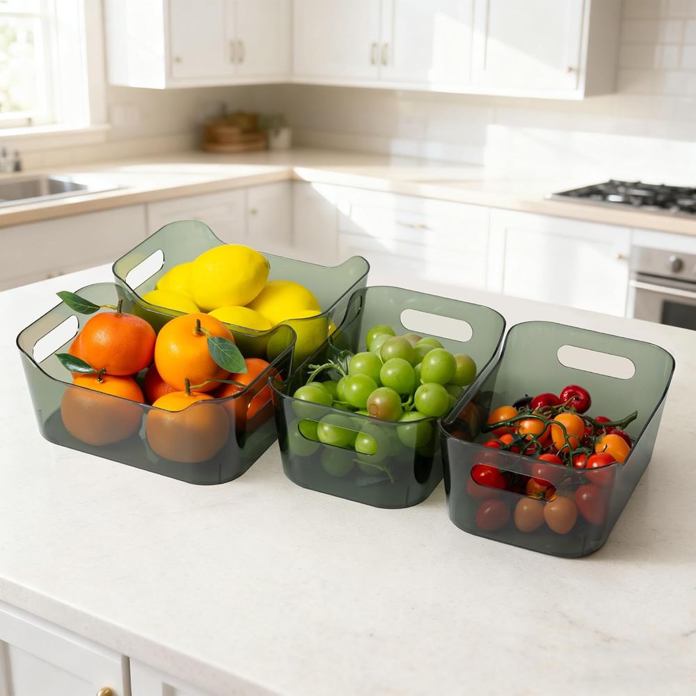 8er-Pack Kunststoff-Aufbewahru – Stackable Pantry Bin Bewertung und Preis