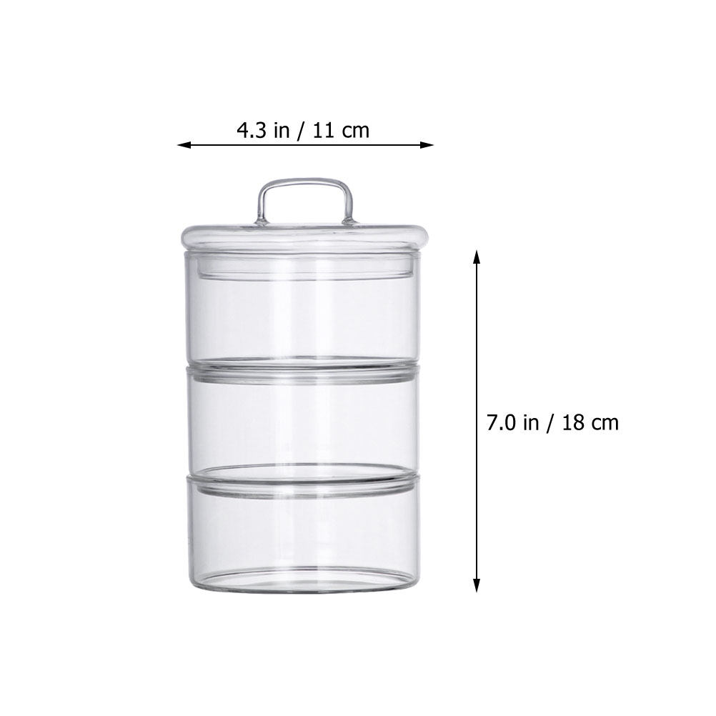 1 Set Transparente Glas-Aufbew – Food Storage Glass Containers Bewertung und Preis