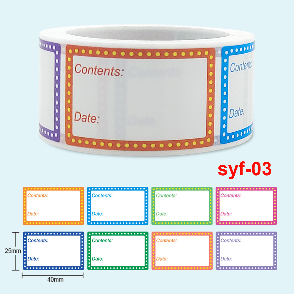 Sicheres Datum, Lebensmittelka – Food Storage Label Bewertung und Preis