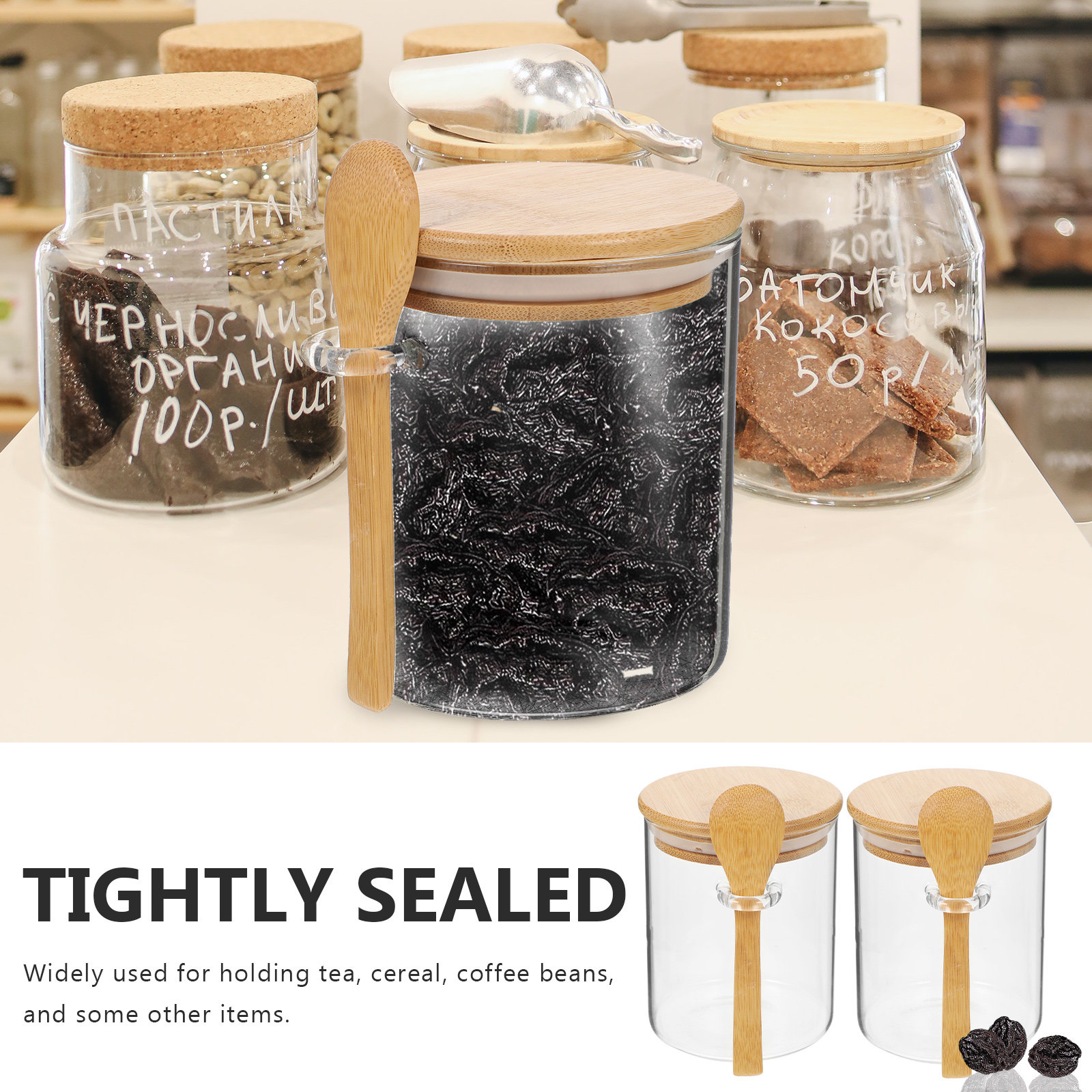 2 Stück Vorratsbehälter für Me – Food Storage Glass Containers Bewertung und Preis