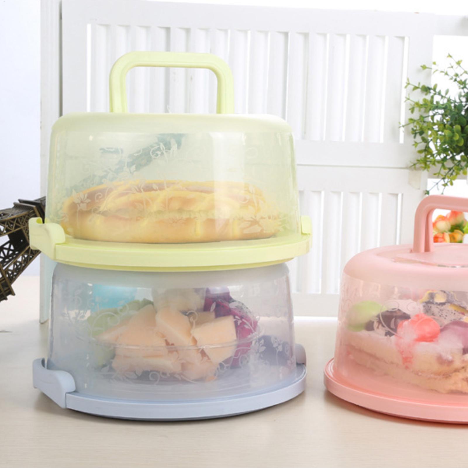 Tragbare Kuchenbox, wiederverw – Food Storage Box Plastic Bewertung und Preis