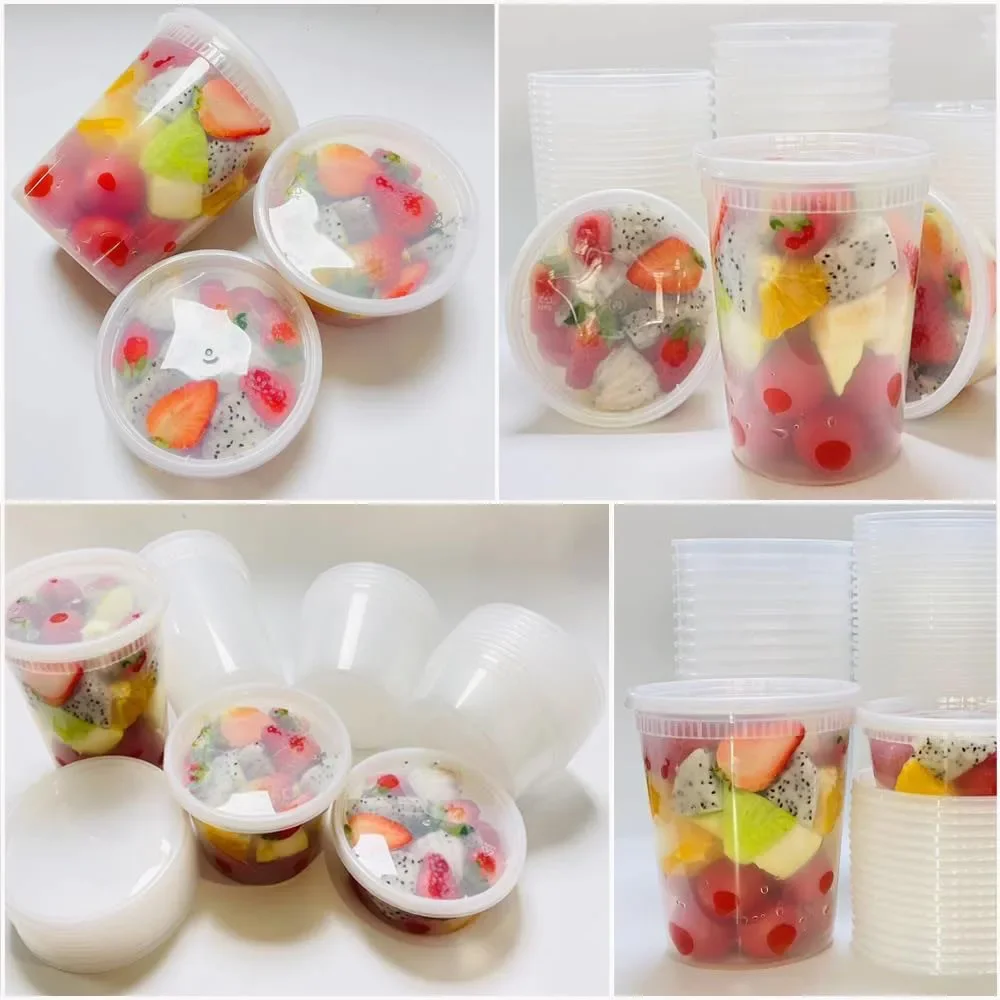 24 Stück Deli-Lebensmittel-Auf – Food Storage Containers With Lids Bewertung und Preis