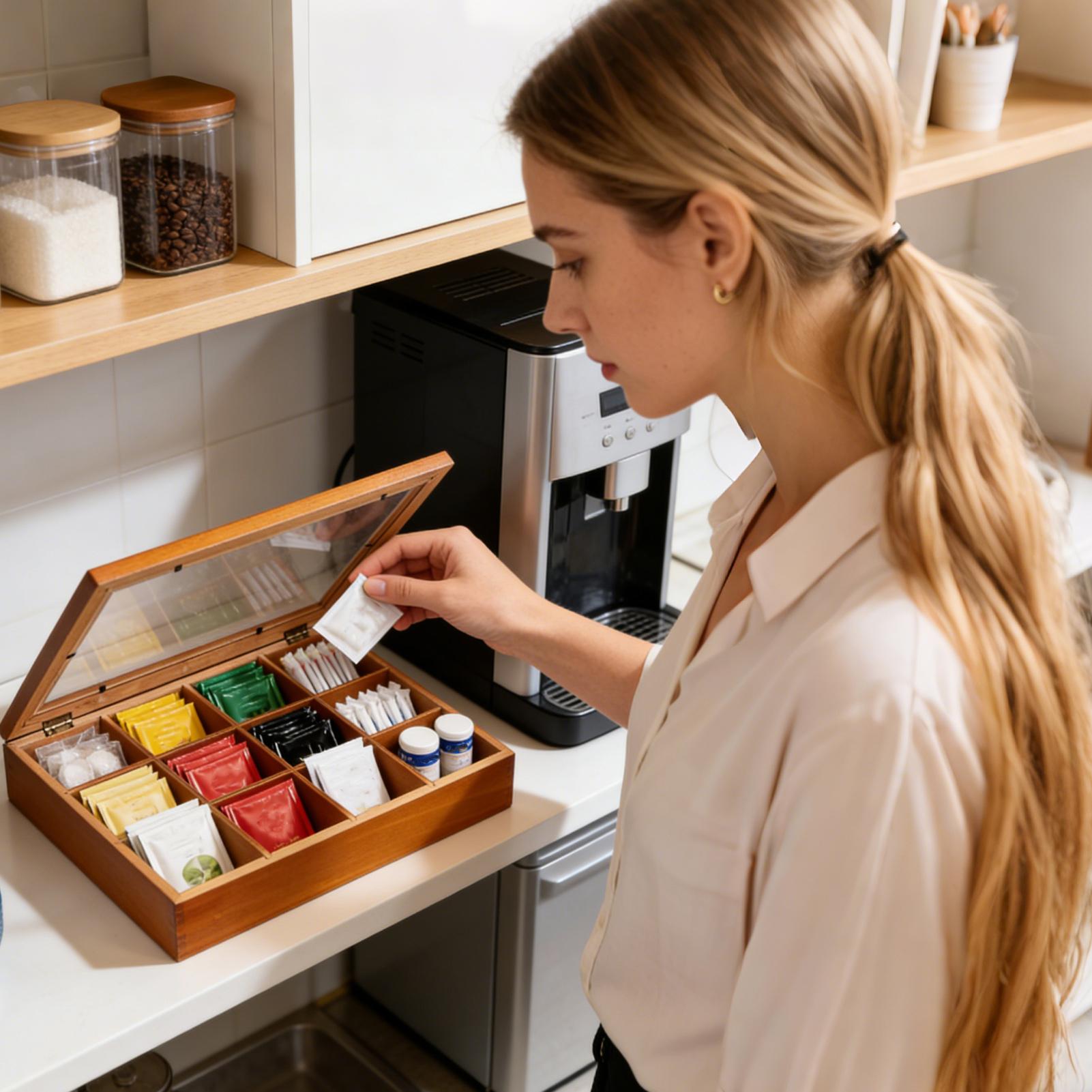 Teebeutel-Aufbewahrungsbox mit – Stackable Pantry Bin Bewertung und Preis