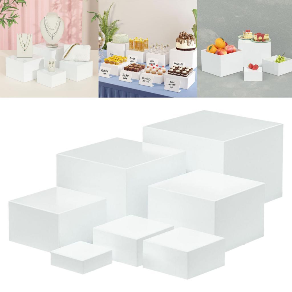 7-teilige Acryl-Würfel-Display – Food Storage Table Bewertung und Preis