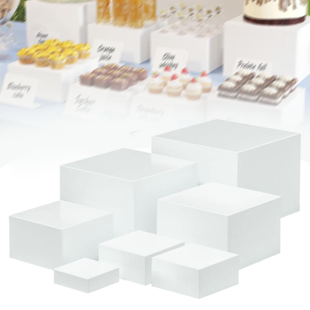 7-teilige Acryl-Würfel-Display – Food Storage Table Bewertung und Preis