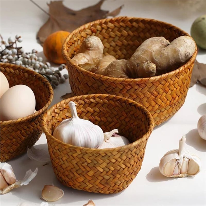 B23B Kleine aus Seegras gewebt – Stackable Pantry Bin Bewertung und Preis