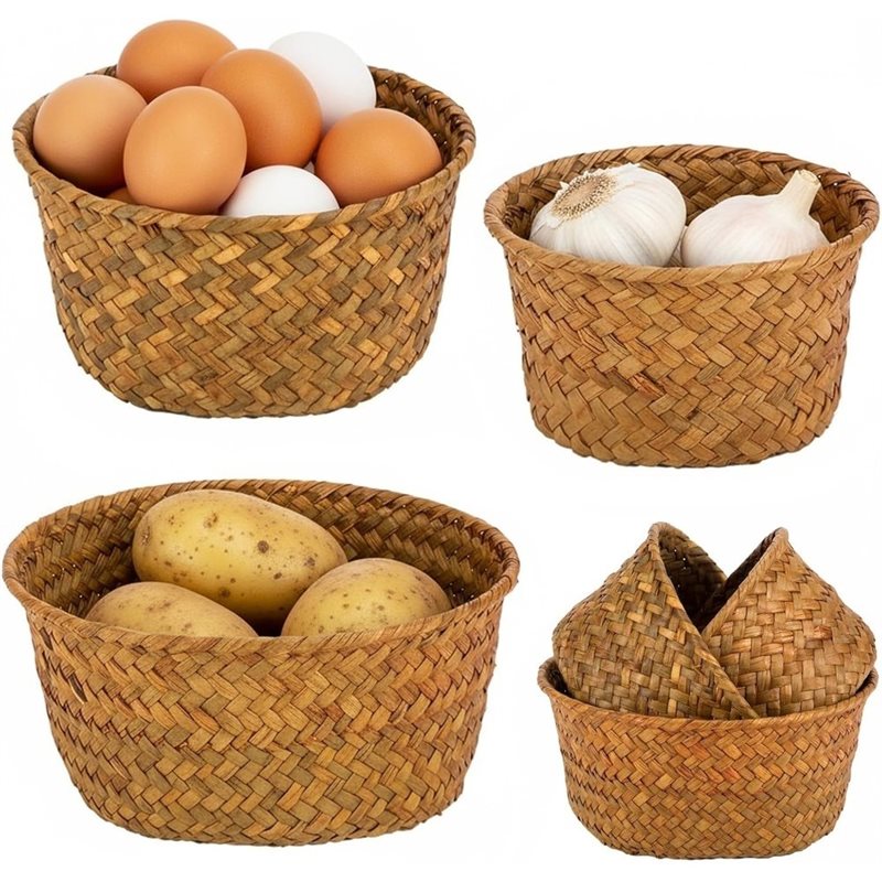 B23B Kleine aus Seegras gewebt – Stackable Pantry Bin Bewertung und Preis