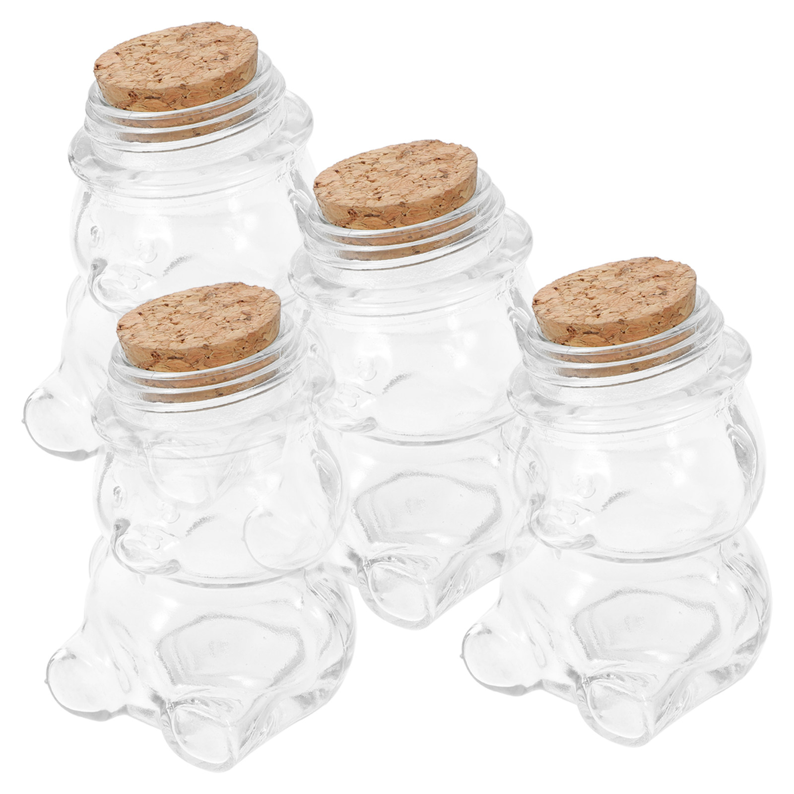 4-teiliges Glas-Bonbonglas-Set – Food Storage Containers Set Bewertung und Preis