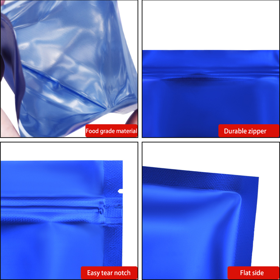 100 Stück matte blaue Folien-R – Food Storage Usa Bewertung und Preis