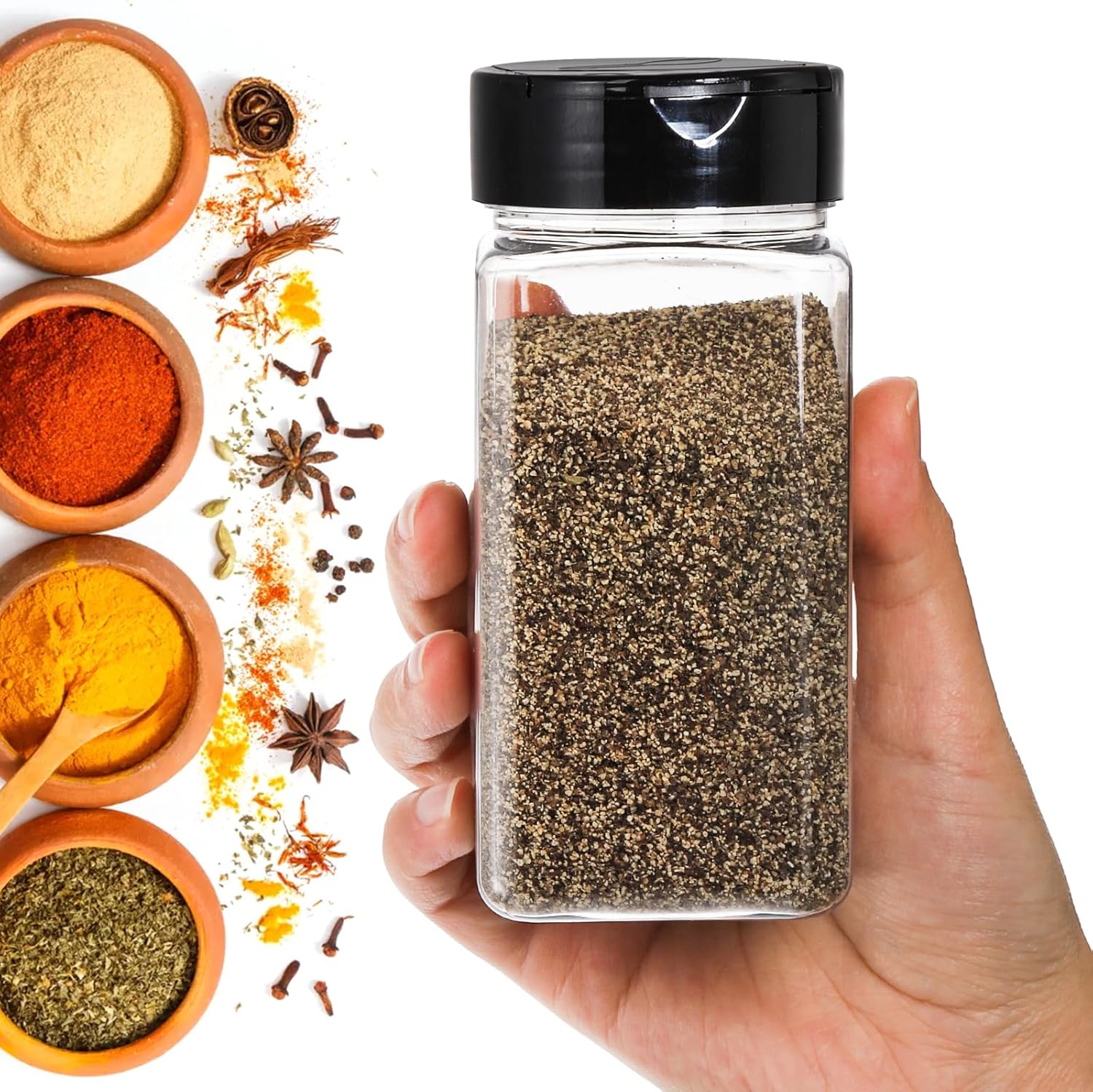 Quadratische Große Kunststoff- – Food Storage Heat Bewertung und Preis