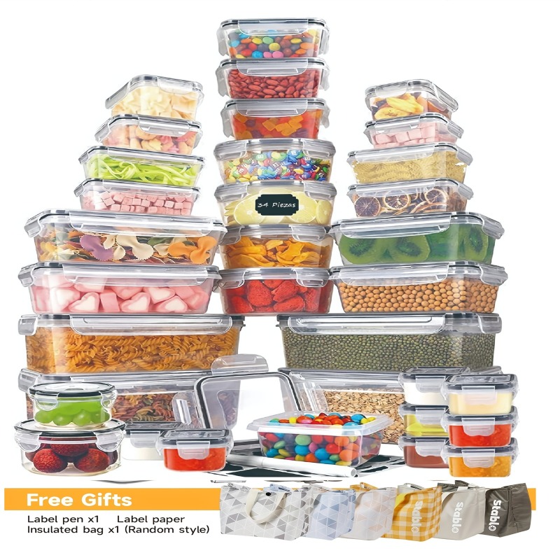 48-teiliges BPA-freies Lebensm – Food Storage Containers Set Bewertung und Preis