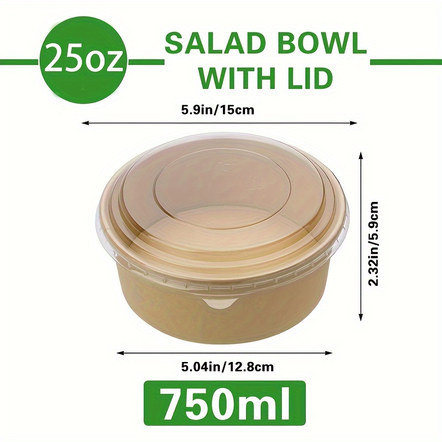 25 Unzen/750 ml 25/50er-Pack P – Food Storage Heat Bewertung und Preis