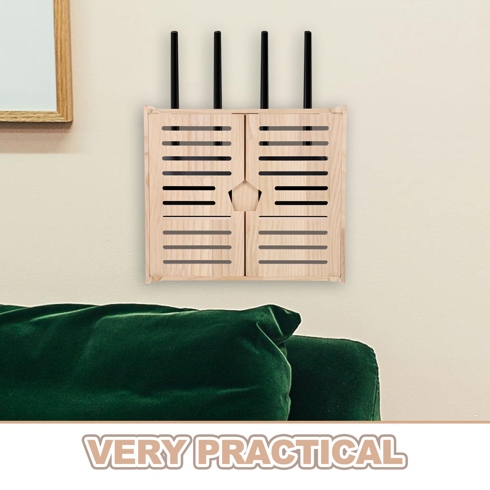 Natürlicher Holz-Router-Aufbew – Food Storage And Organizer Bewertung und Preis