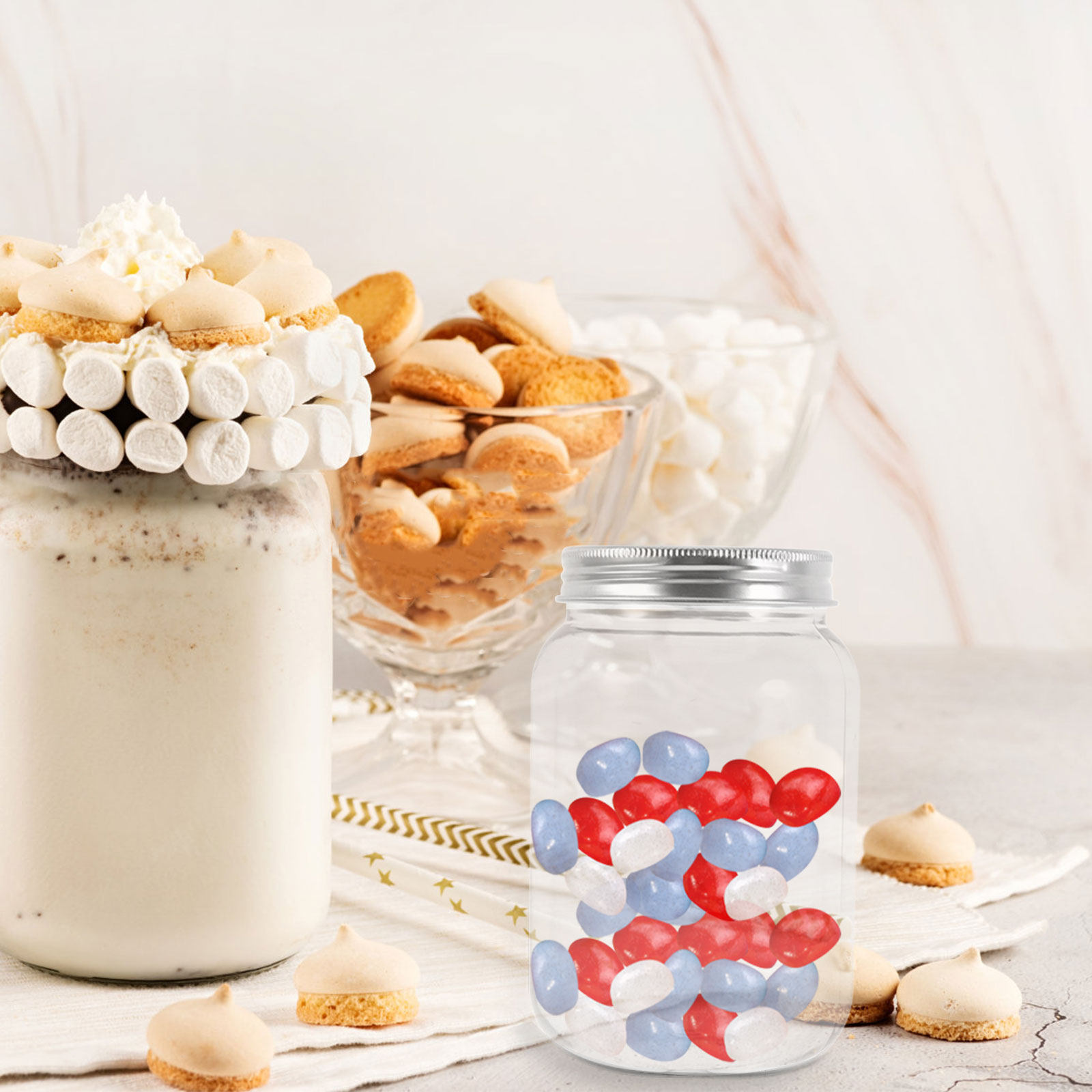 4 Stück durchsichtige Einmachg – Food Storage In The Kitchen Bewertung und Preis