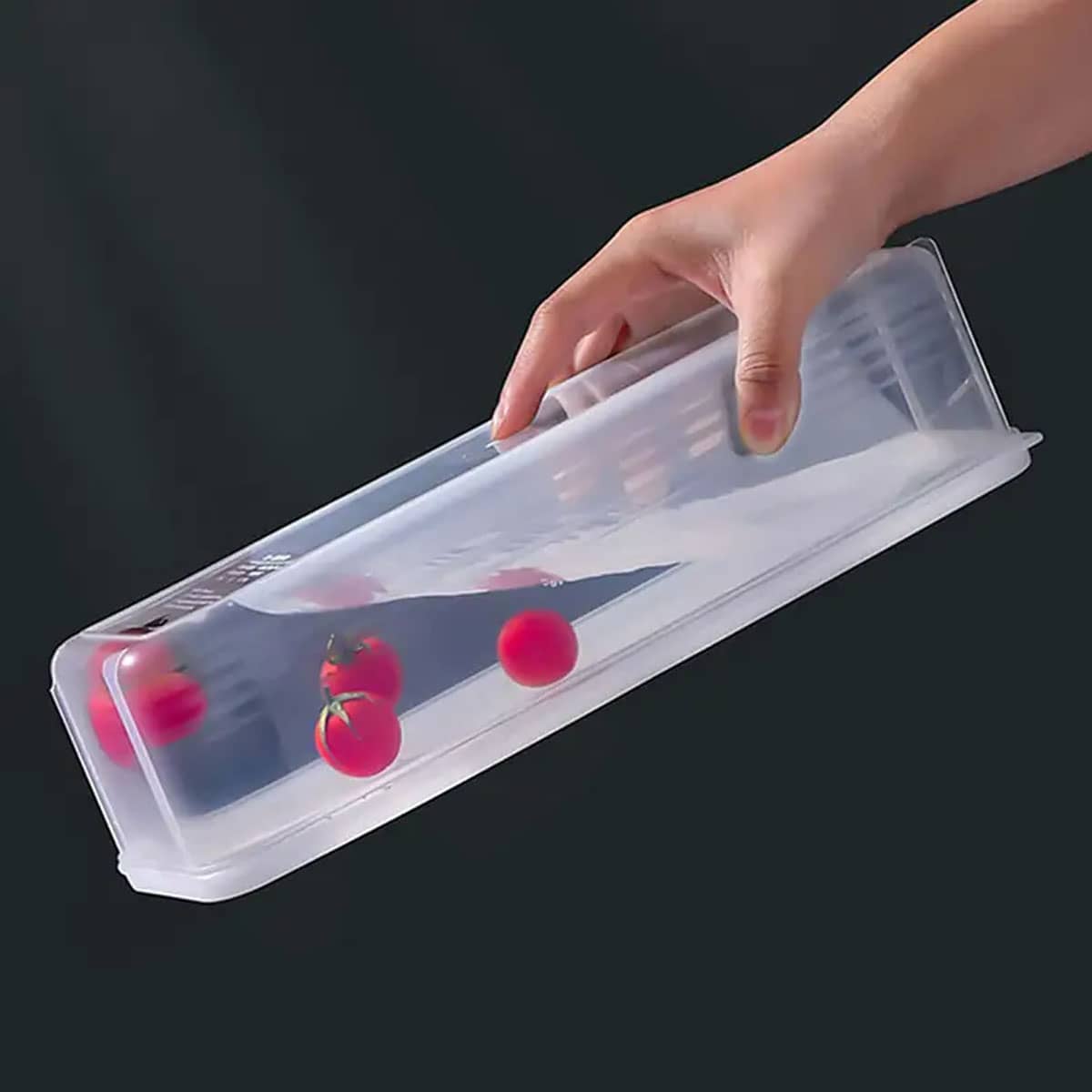 1 transparente Kunststoff-Aufb – Food Storage Square Containers Bewertung und Preis